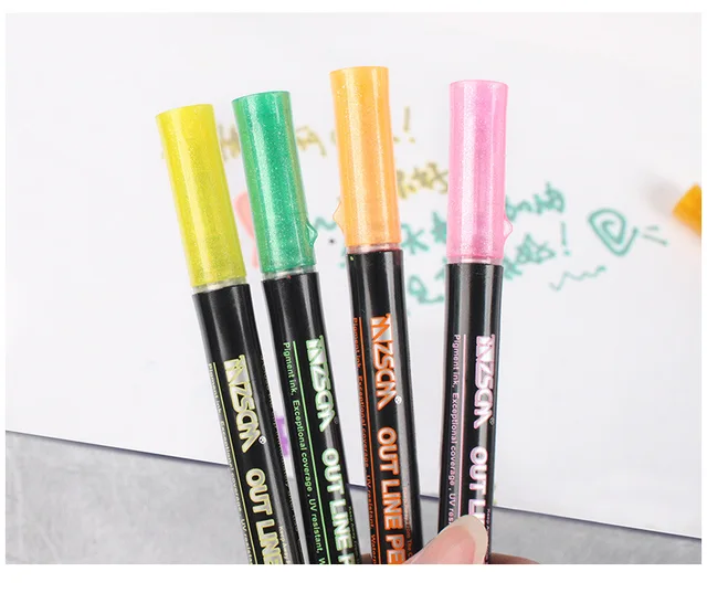 Ballpoint Pen ZSCM 12/24/48/160 Color Glitter Gel Pen Set Adult Coloring  Book Magazine Drawing Doodle Art Marker