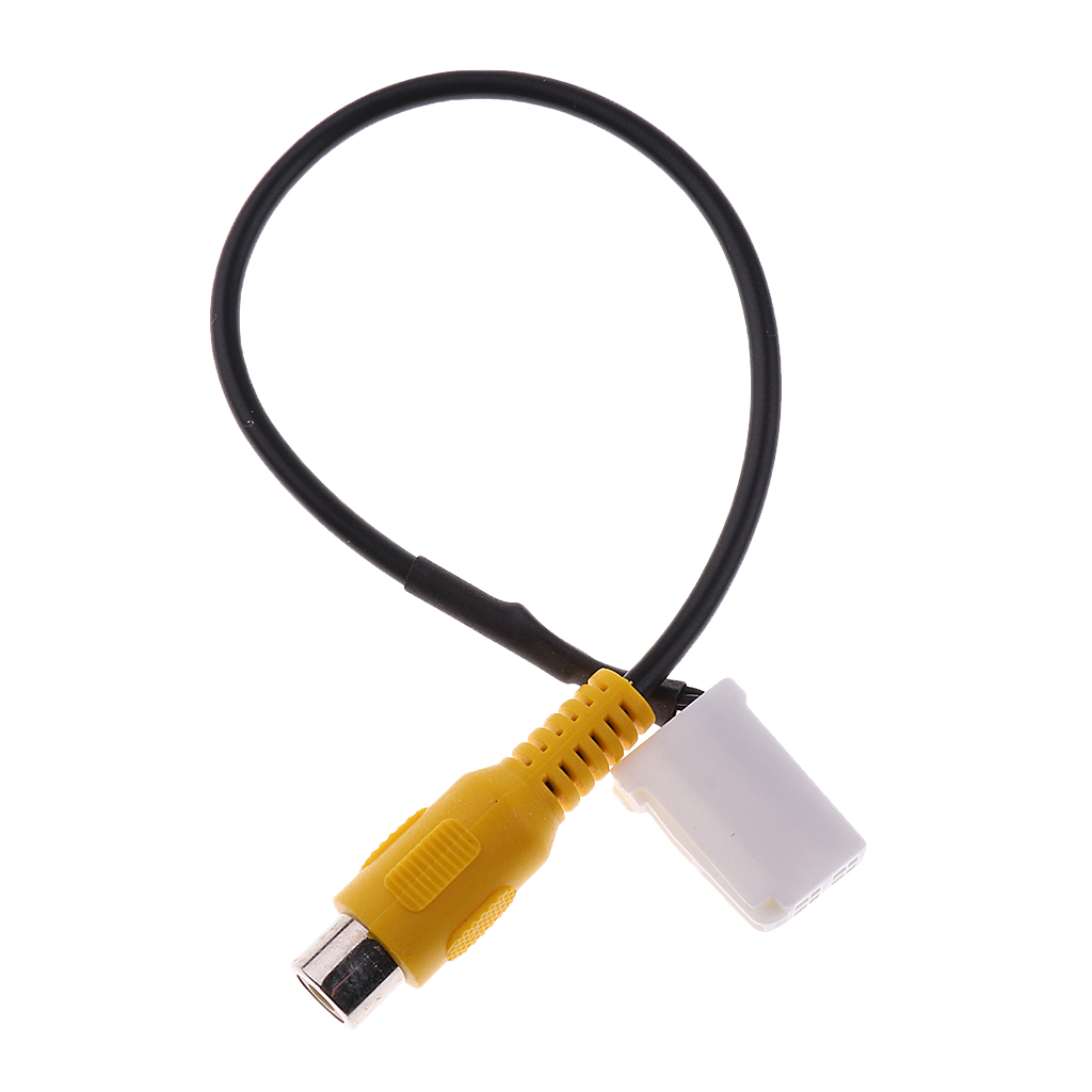 Auto Car Reverse Camera Video Wire Cable Plug Adapter for     