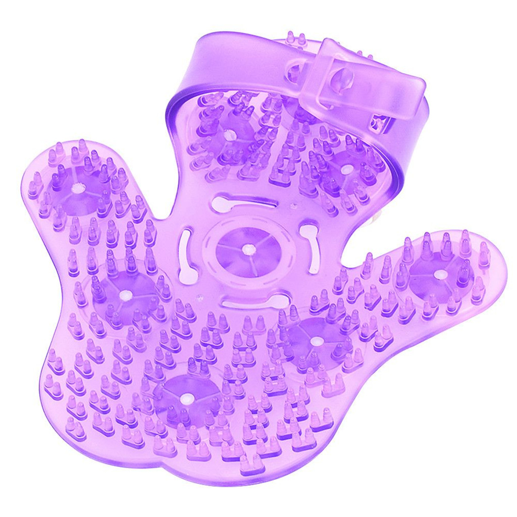 Palm Glove Hand 9 Balls Body Massage Tension Reduction Bathroom Accessories