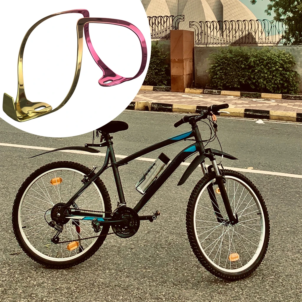 Bicycle Water Bottle Cages Outdoor Cycling Bike Aluminum Alloy Lightweight Drink Water Bottle Rack Riding Kettle Holder Bracket
