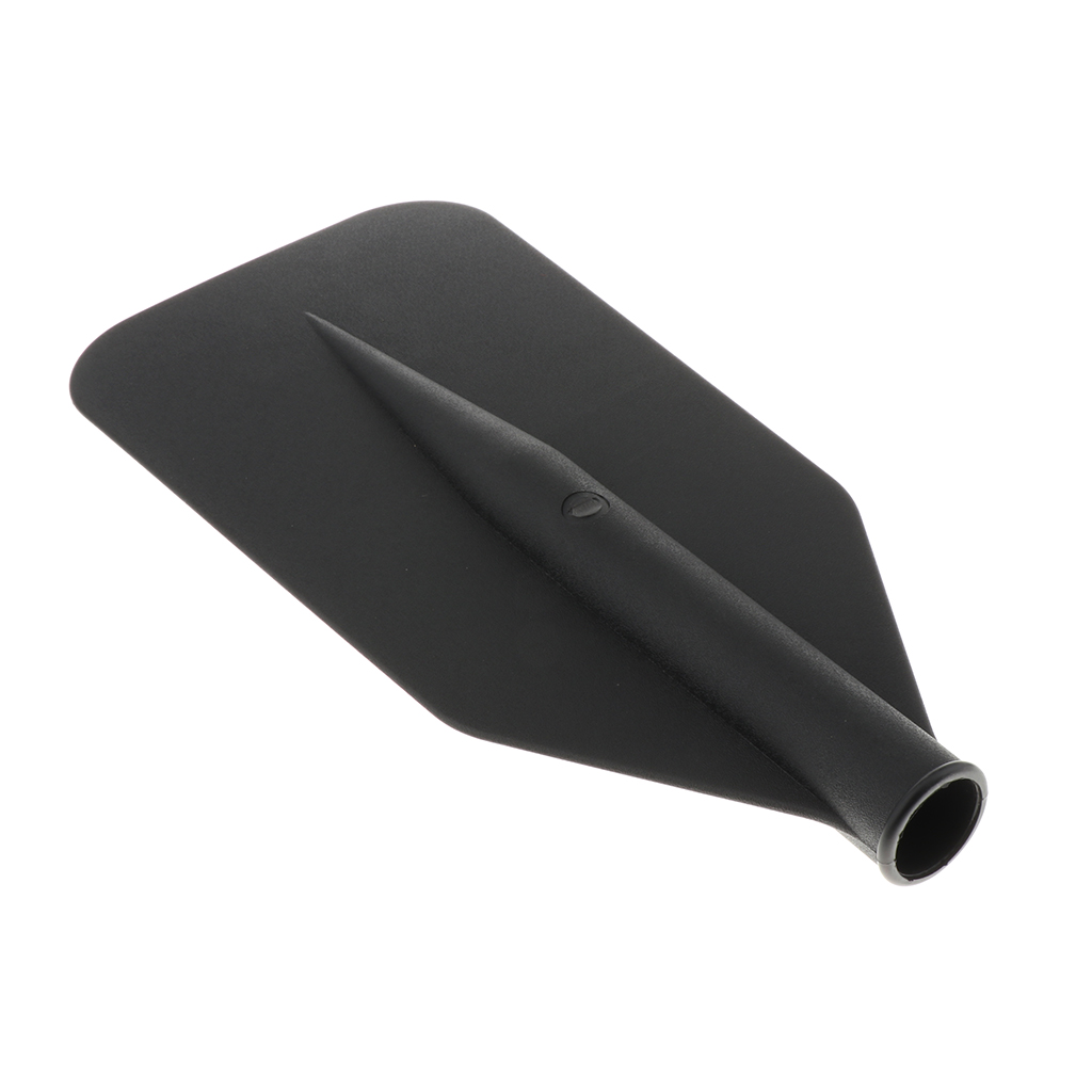 Durable 13x3.7cm PVC Kayak Canoe Paddle Blade Leaf with Hand Grip
