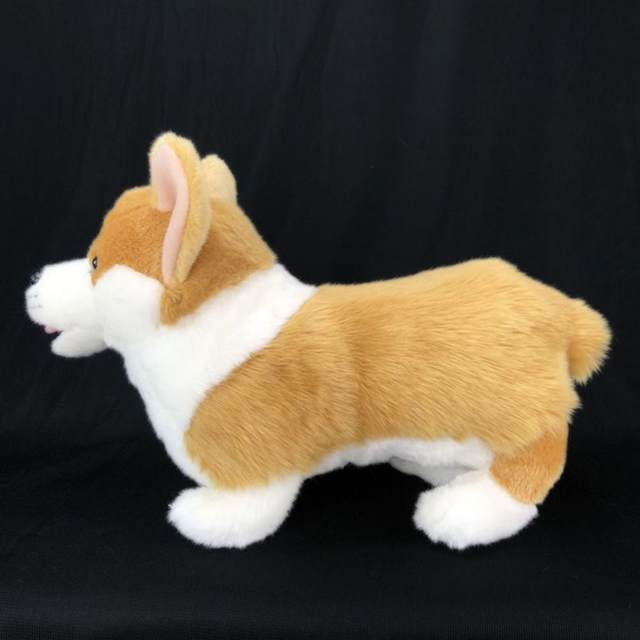 Welsh Corgi Dog High Fidelity Anime Cute Plushie Corgi Plush Toys Lifelike  Animals Simulation Stuffed Doll Kawai Toy Gifts Kids - AliExpress