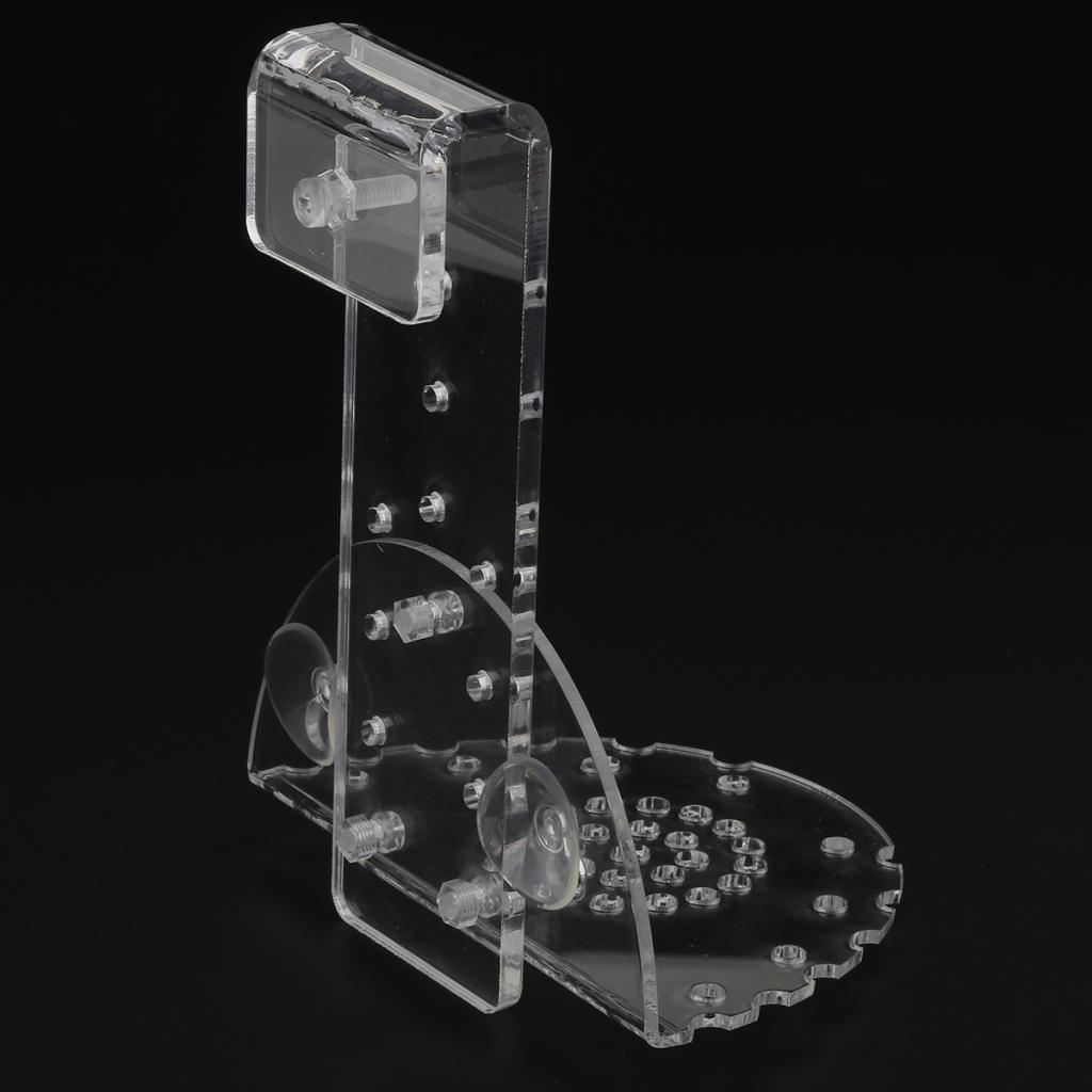 1pcs Aquarium Shelf For Substrate Live Plants Transparent Ledge For All Fish