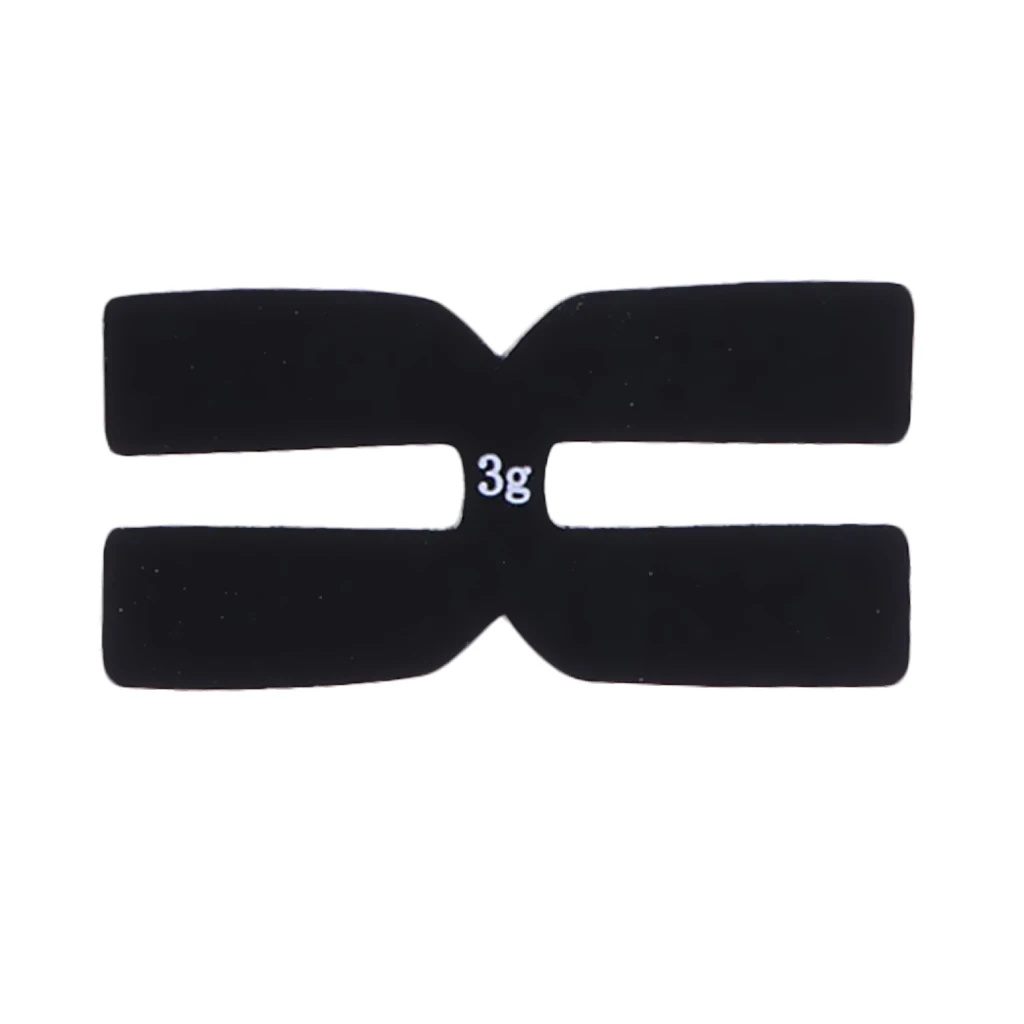 6Pcs/Set Tennis Racket Weight and Balance Strips Racquet Balancer Tape H-Shaped 3g Silicone Balance Bar