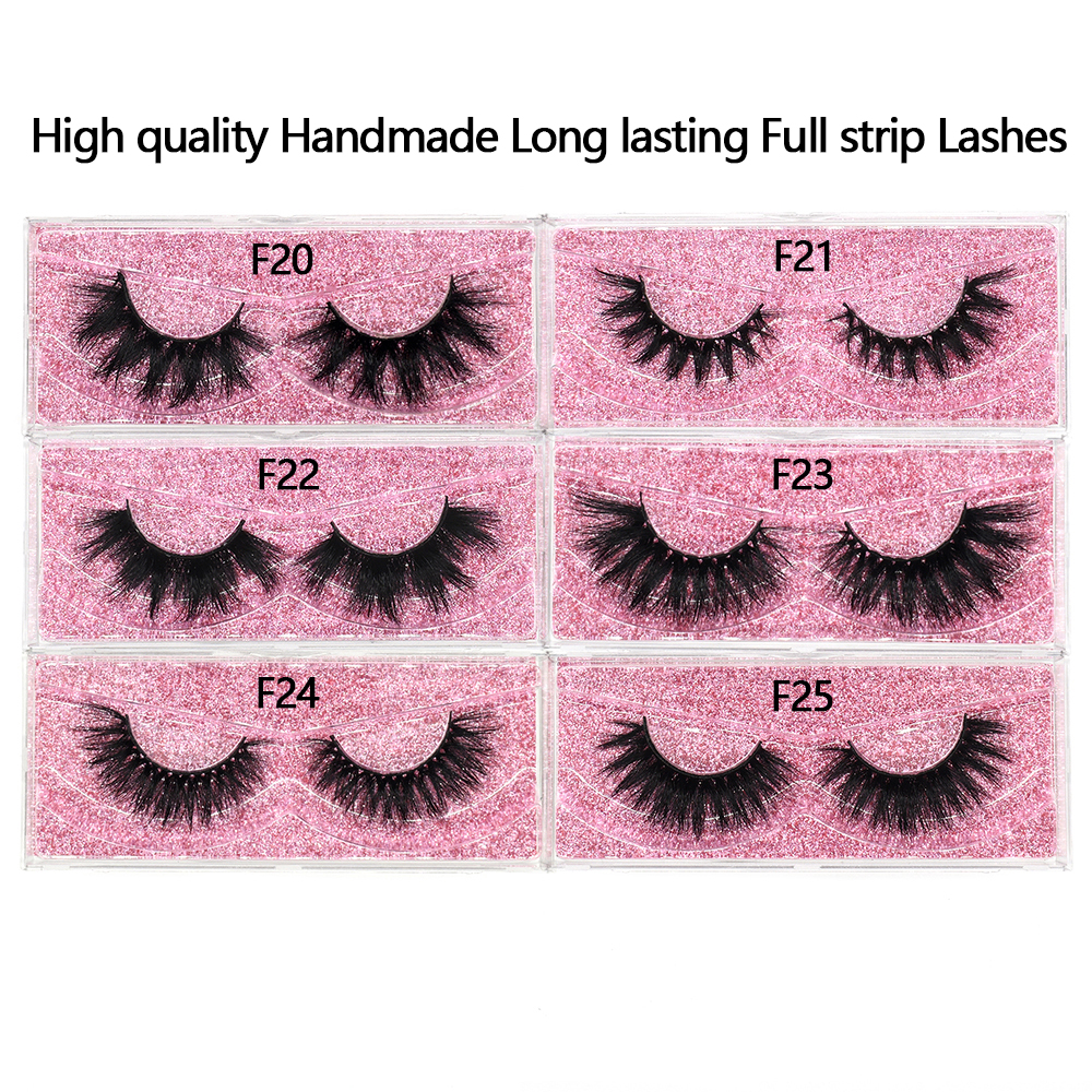 Best of FOXESJI Mink Lashes Fluffy Dramatic Wispy False Fake Eyelashes Cross Lash Extension Natural Soft 3D Mink Lashes Eyelashes Makeup Reviews & Tips - Image 3