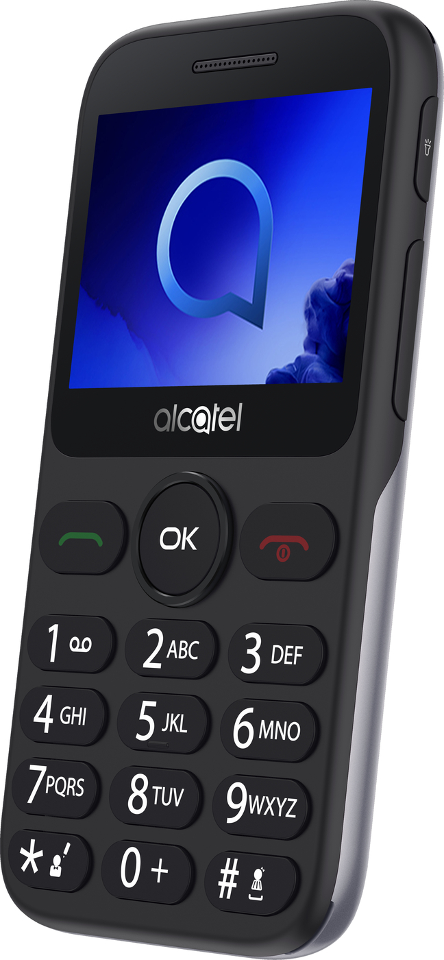 Мобильный телефон Alcatel 2019G Black/Metallic Silver Spreadtrum SC6531 1  (micro SIM) Bluetooth | AliExpress