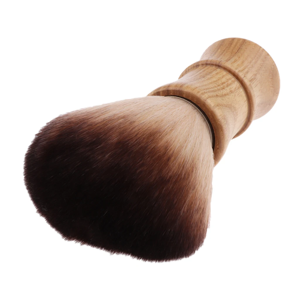 Barber Salon Soft Neck Face Duster Brush Shaving Hair Cutting Cleaning Brush