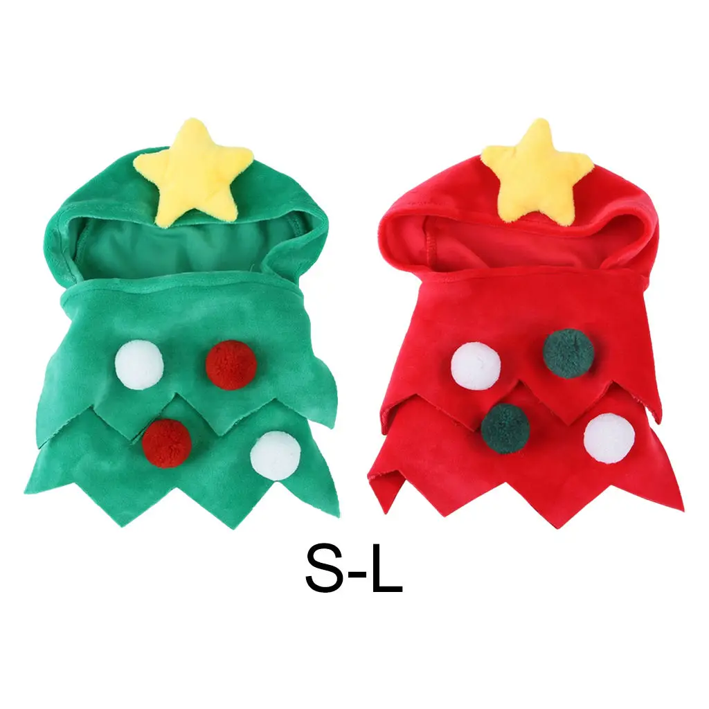 Soft Warm Pet Dog Jumpsuits Clothing for Dogs Pet Cat Costume Christmas Tree Clothes Cotton Hoodie Jumpsuit Clothing Outfits
