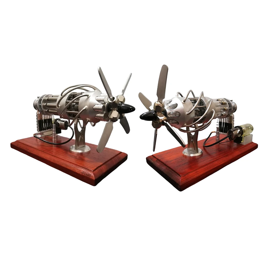 16 Cylinder Hot Air Stirling Engine Motor Model Creative Motor Engine Toy