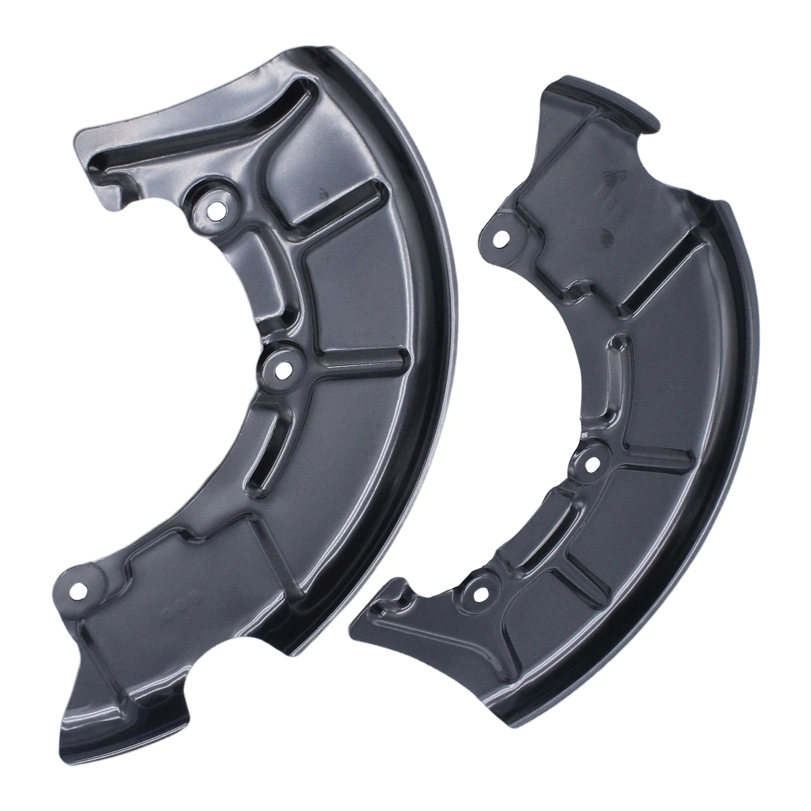 2 Pieces Front Disc Brake Cover Dust Shield Splash Plate for Golf 2000-2004 1J0615312A Replacement Acc