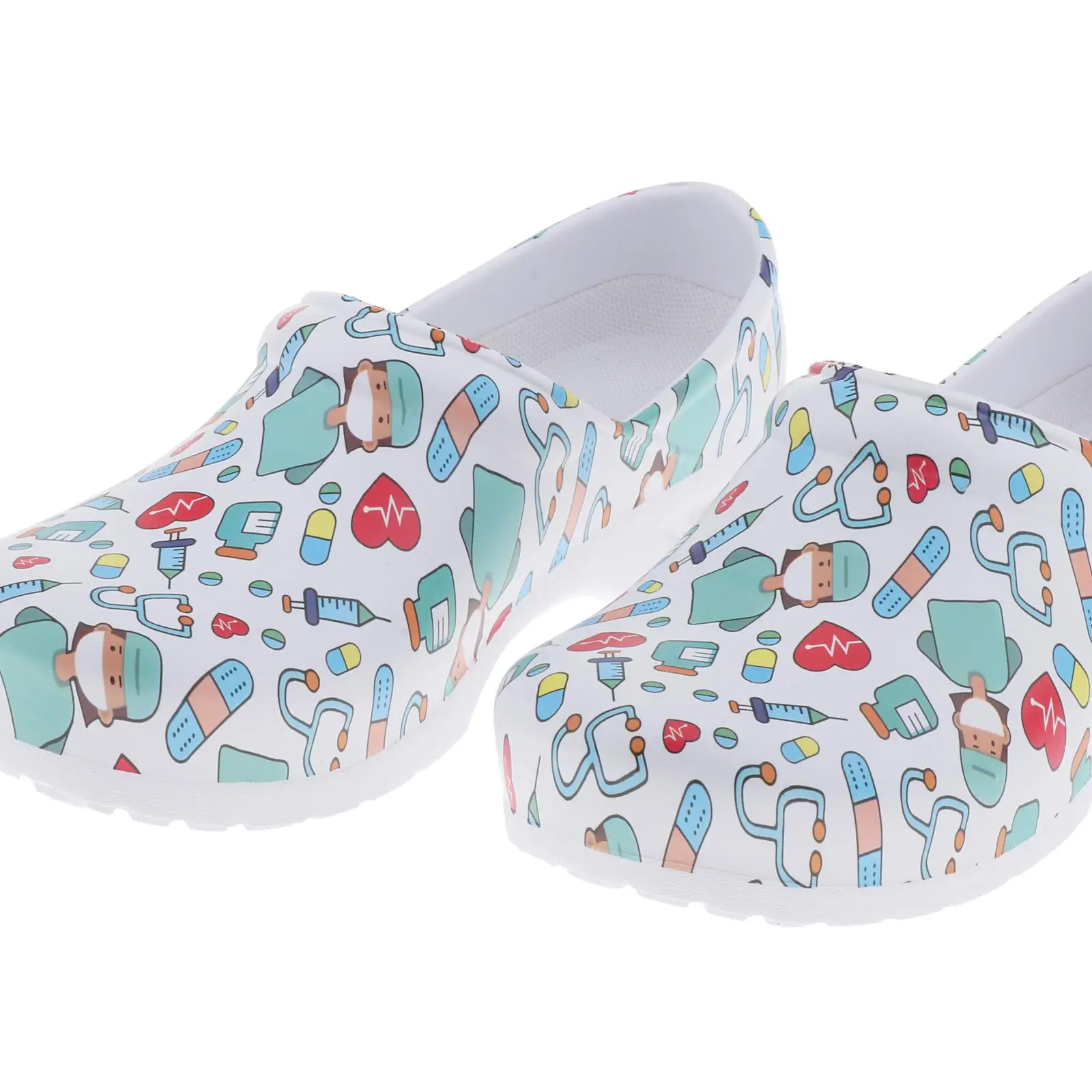 Patterned Clog Garden Shoes Summer Casual Slipers Sandals Work Chef Shoes