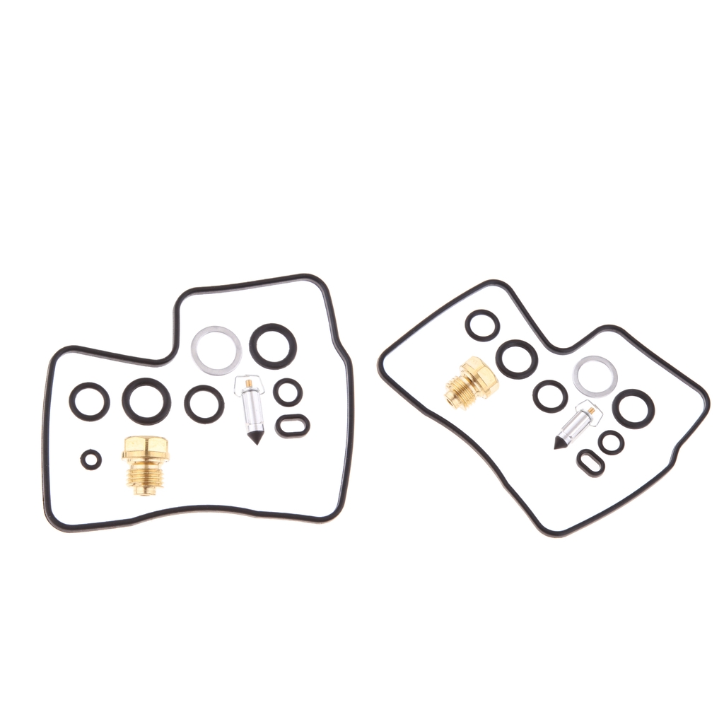 2 Set Carb Carburetor Diaphragm Gasket Needle Repair Kits for Honda VT700 VT750 VT1100 Shadow 18-5101