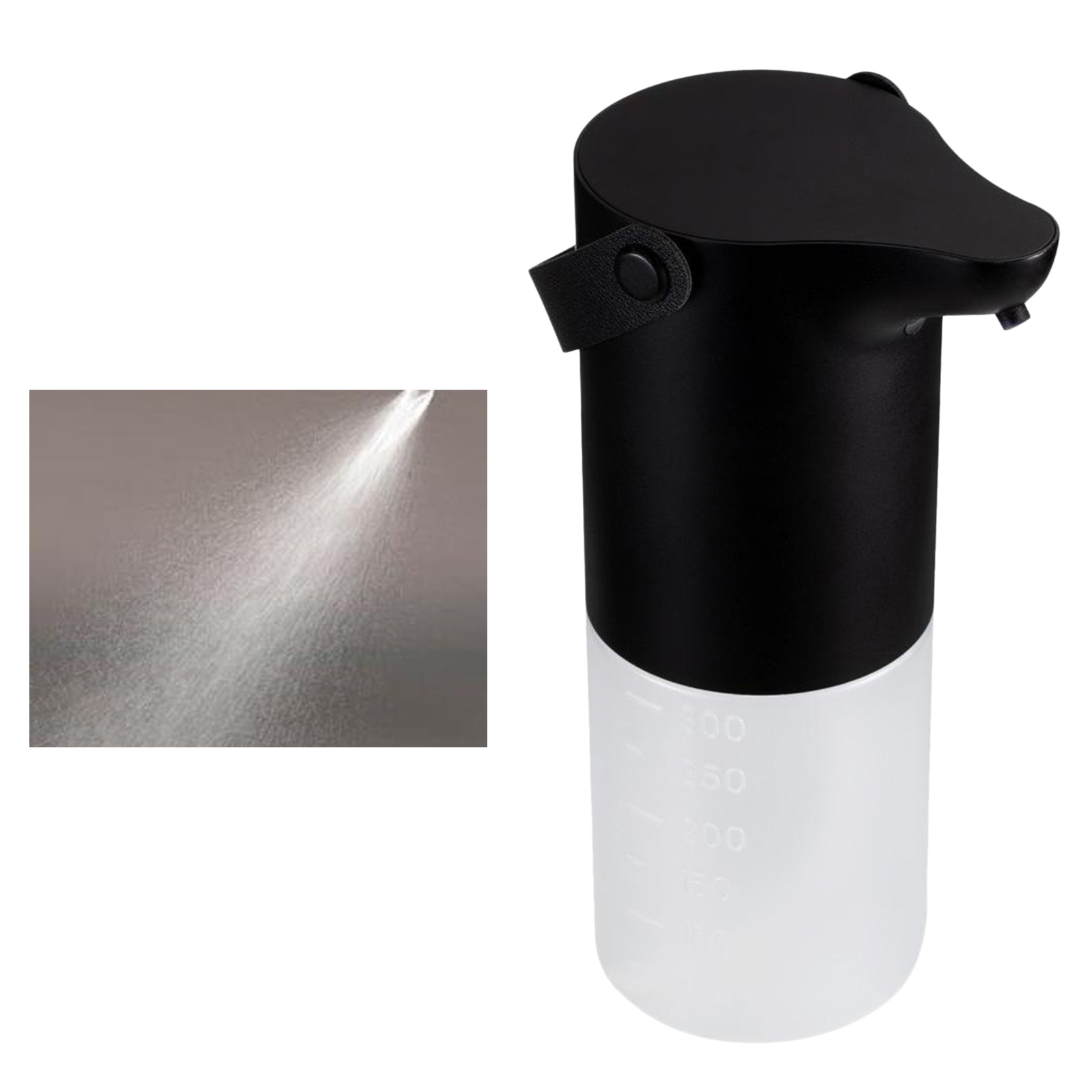 400ml Touchless High Capacity Battery Operated Automatic Soap Dispenser with Infrared Motion Sensor Waterproof for Bathroom