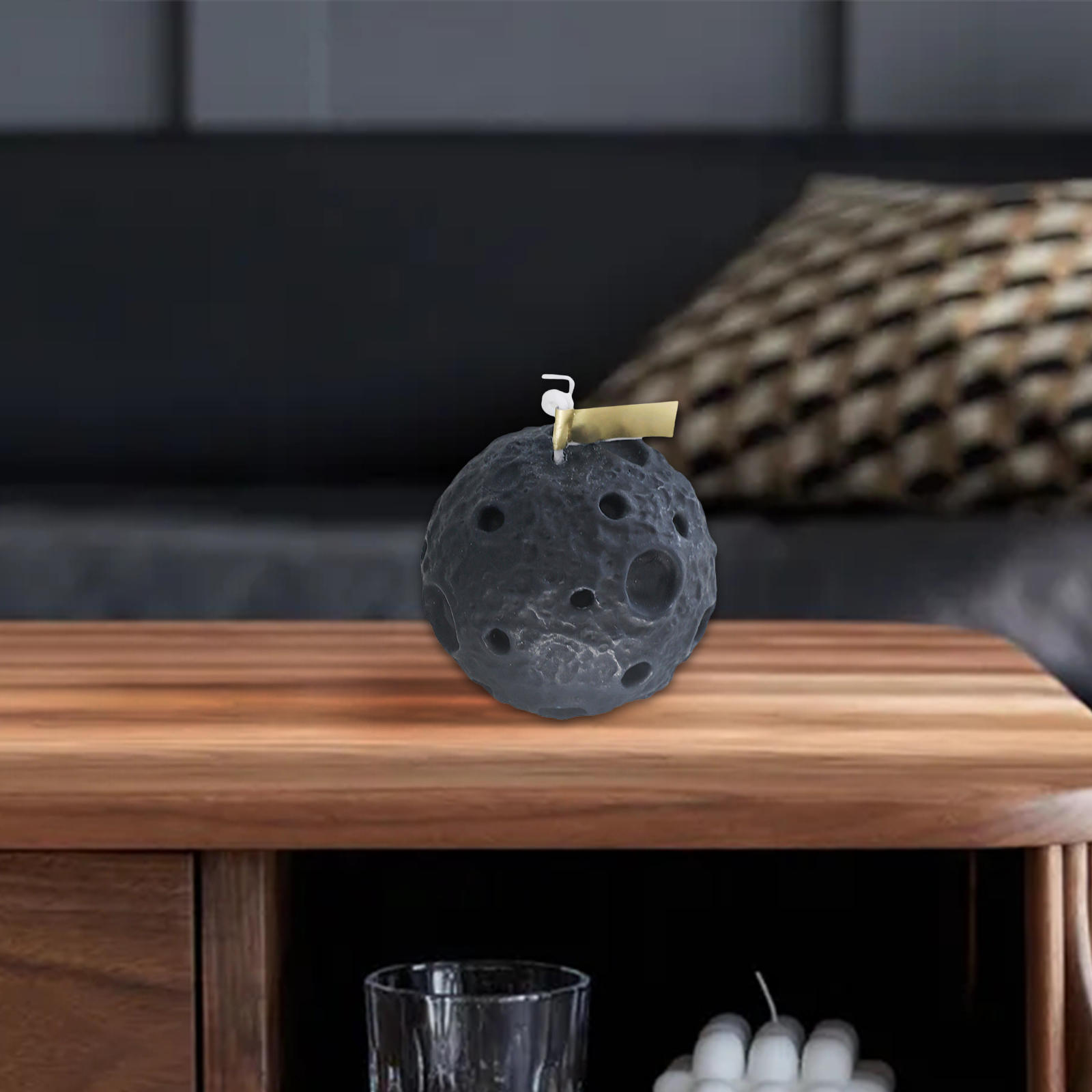 Scented Candles Moon Aroma for Kitchen Party Supplies Desktop Decoration Wedding Present