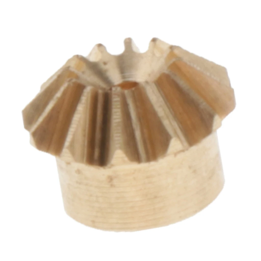 Conical Bevel Pinion Gear 1mm Hole Diameter 12 Brass 0.4 Module