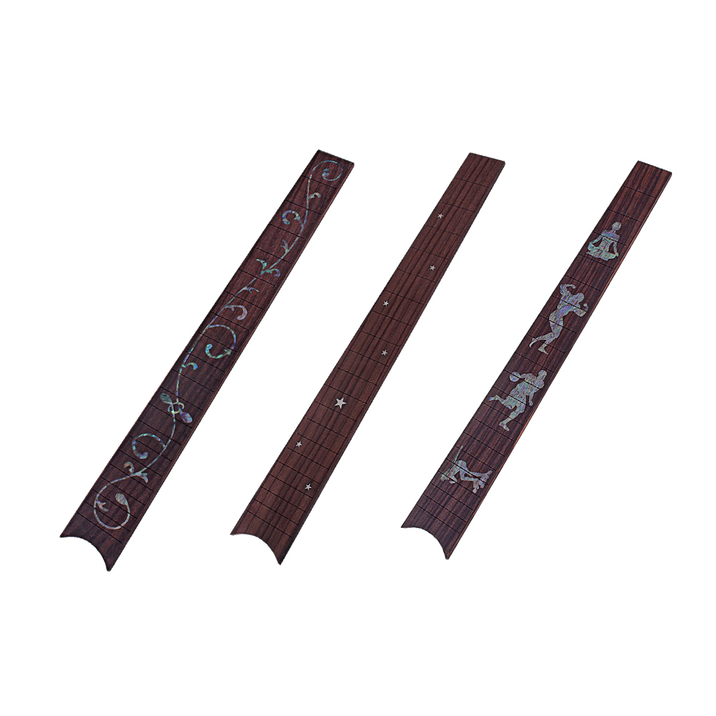 Acoustic Guitar Rosewood Fretboard Fingerboard 20 Fret DIY Project for Luthier Guitar Lover