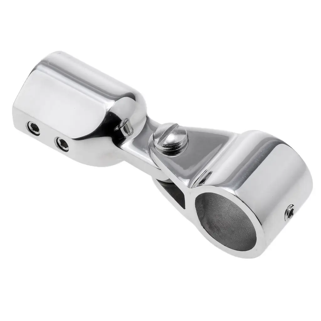 Marine Boat Awning Hand Rail Fitting 1 Inch (22mm) Elbow, 316 Stainless Steel Deck Hardware