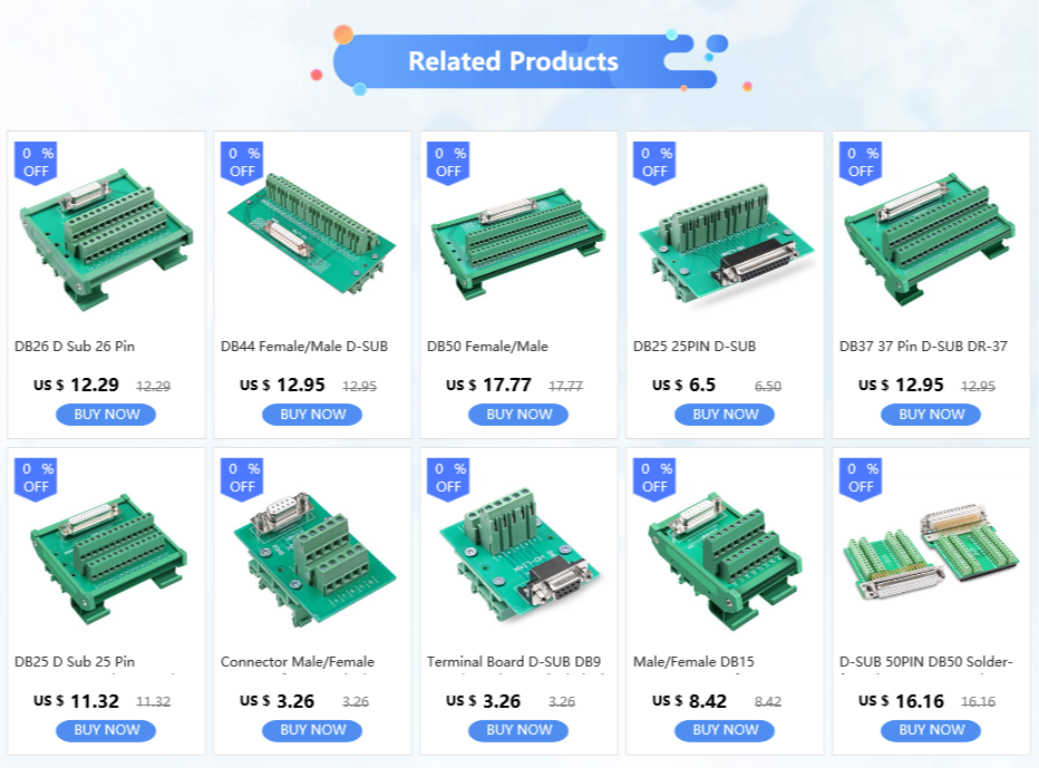 Conector de pino db25 d sub 25,