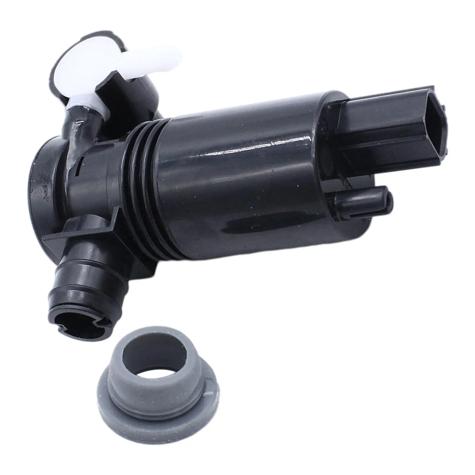 Twin Outlet Windscreen Washer Pump1014003 for Ford Fiesta MK6 02-15 with Grommet