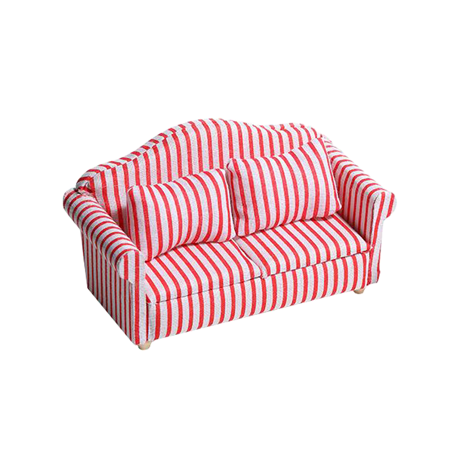 Modern 1:12 Dollhouse Sofa Armchair Furniture with Cushion Accessories Xmas