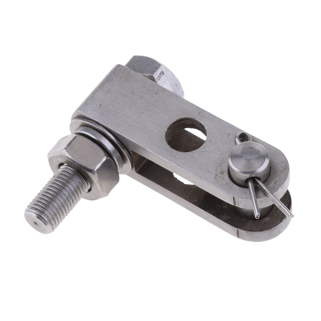 Silver Outboard Steering Clevis Kit With Short Bolt A75 Marine Boat Motor