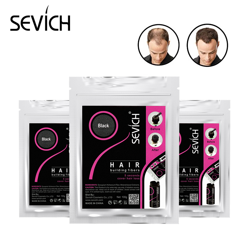 Best of Spray Applicator Growth SEVICH Hair Fiber Hair Loss Concealer Keratin Hair Building Fiber Powder Styling Blender 100g Reviews & Tips