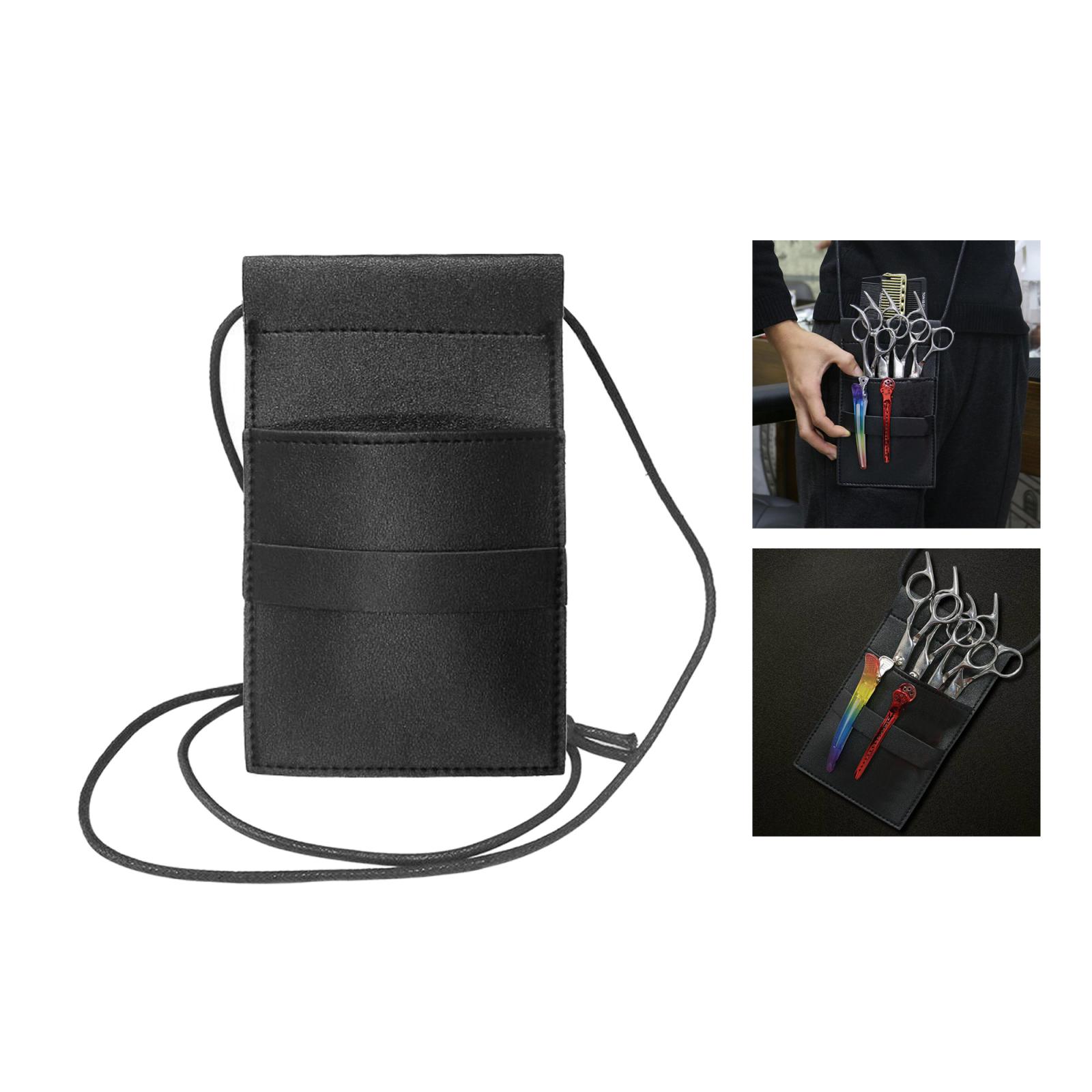 Salon Barber Scissors Hairdressing Waist Bag Shears Brushes Tools Storage