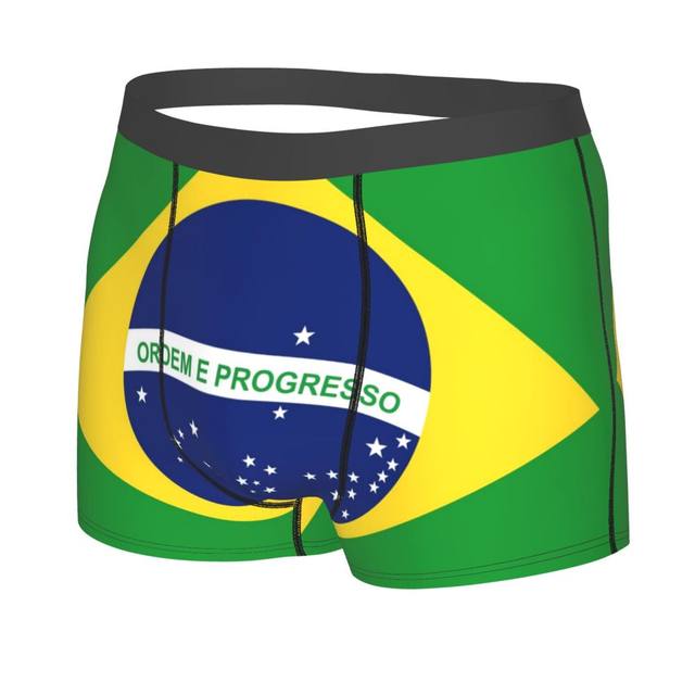 Brazil Men Boxers, Gifts, Man, Teens, Brazil Flag, Print