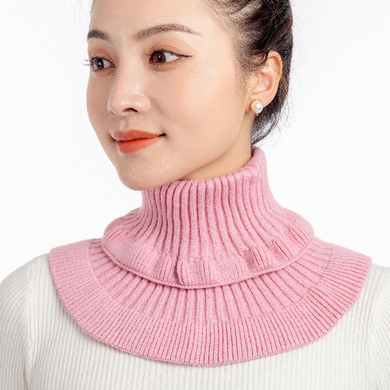 вязаный воротник на шею. плотный воротник. плотный воротничок крючком. шерстяной воротник. круглый воротник.