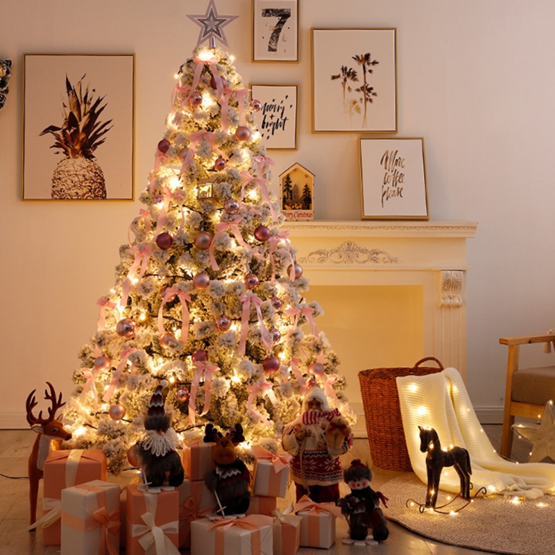 Artificial White Snow Christmas Tree Ornament Adornment Desktop Party Decoration · v3