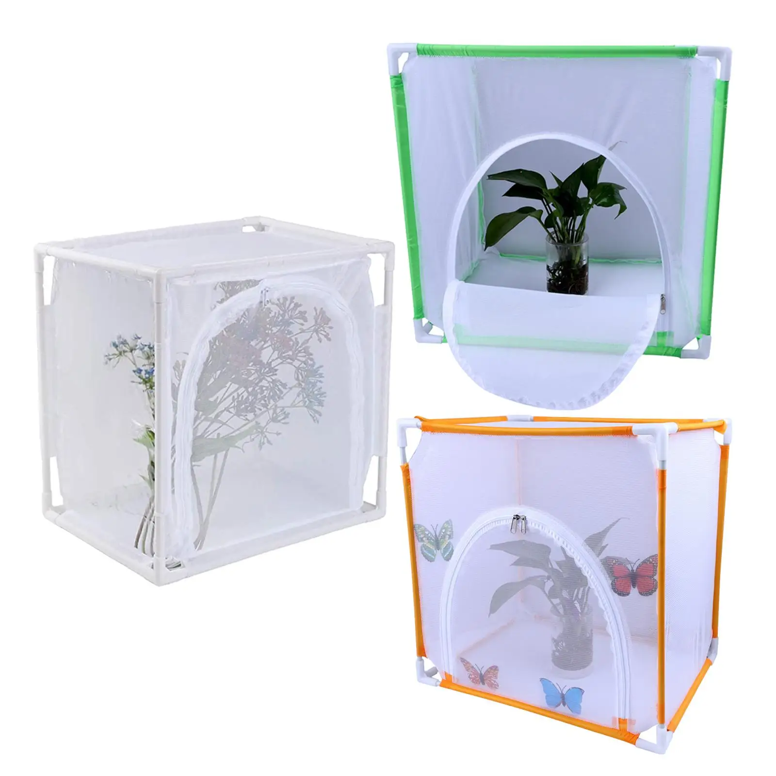 Monarch Butterfly Habitat Insect Mesh Cage Dragonfly Butterfly Flying Insect Terrarium for Caterpillars Butterfly Observation