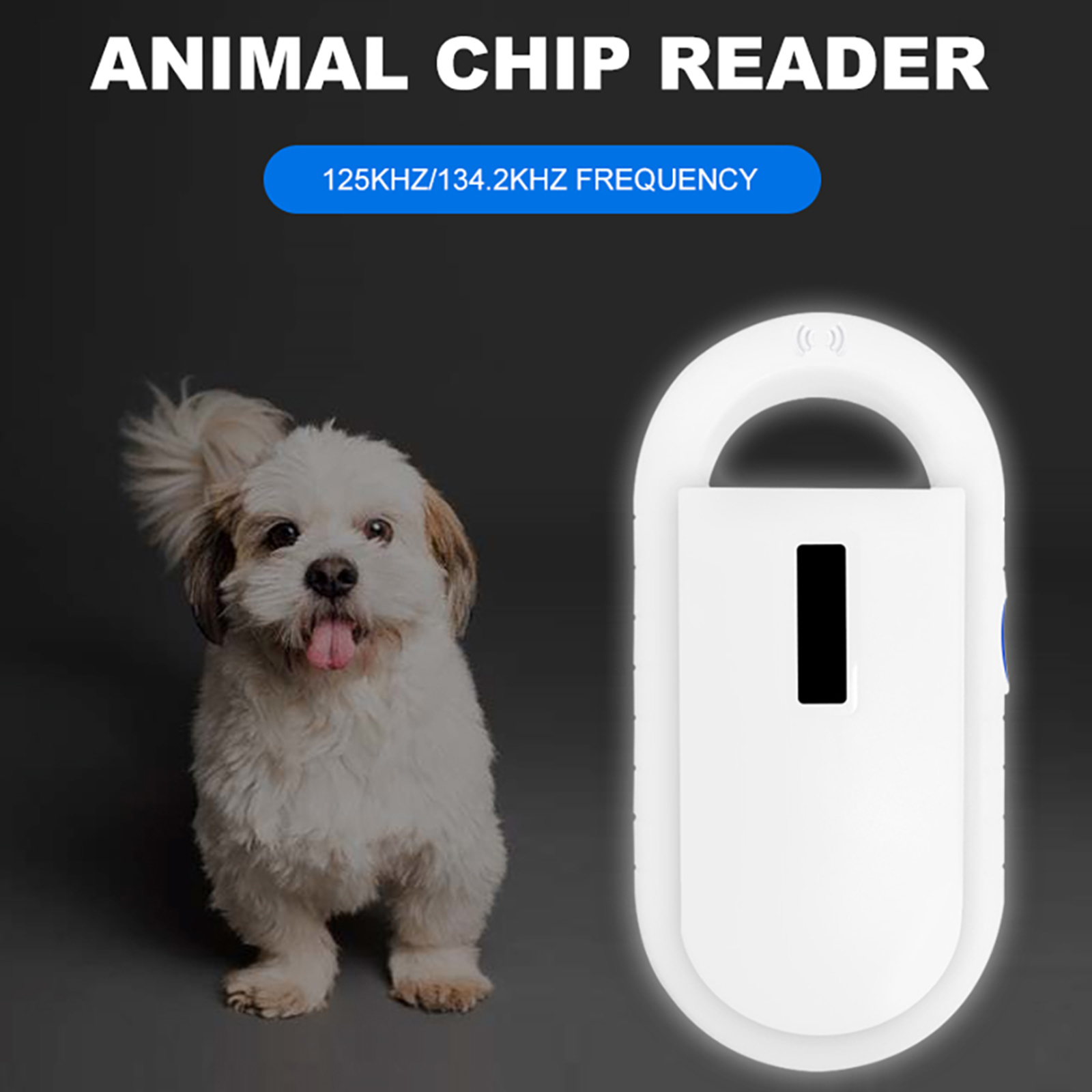 pet scanner ISO1784/5/FDX-B/ID64 Animal pet id reader chip transponder USB RFID handheld microchip scanner for dog,cats,horse