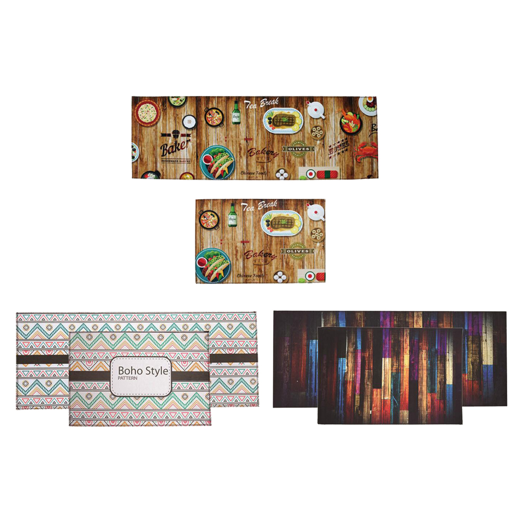 MagiDeal Anti-skid Kitchen Runner Carpet Door Mat Bathroom Floor Rug Hallway