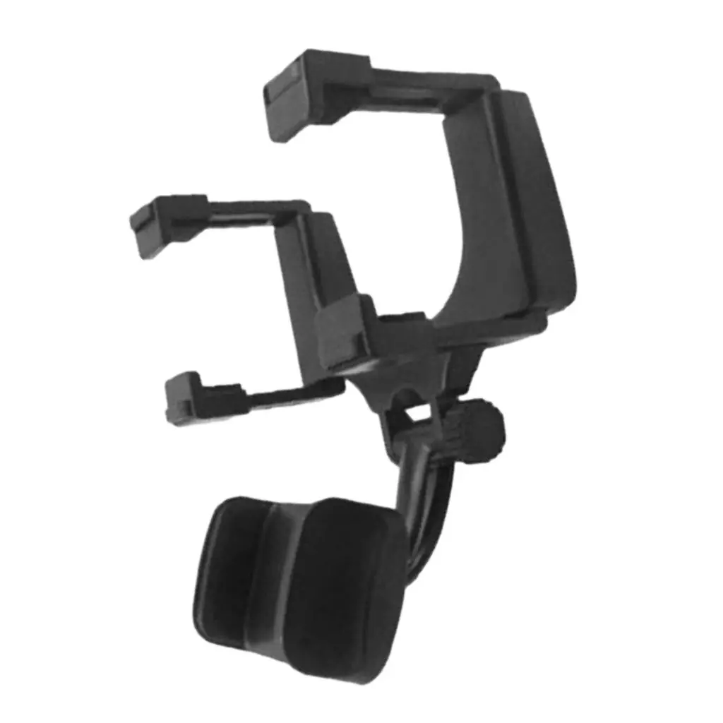 360 Mount Car Rearview Mirror Holder Clamp Stand For Mobile Cell Phone GPS