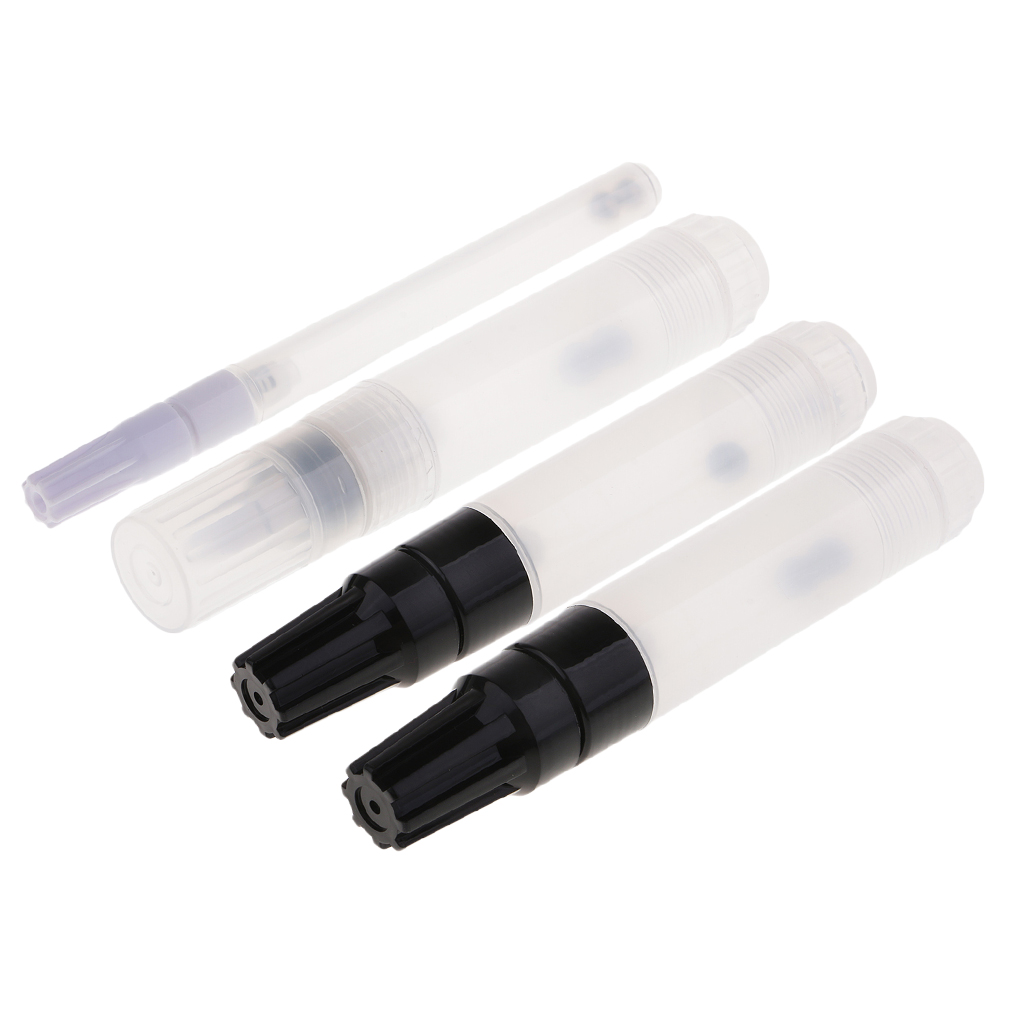 Watercolor Oil Acrylic Paints Marker Pen Empty Tube Ink Fountain Refill Pens