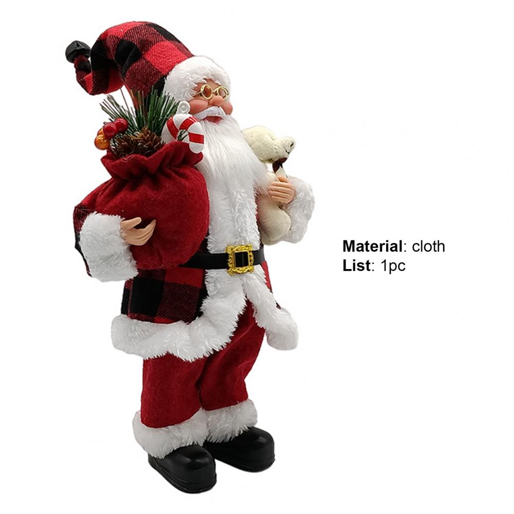 black santa doll