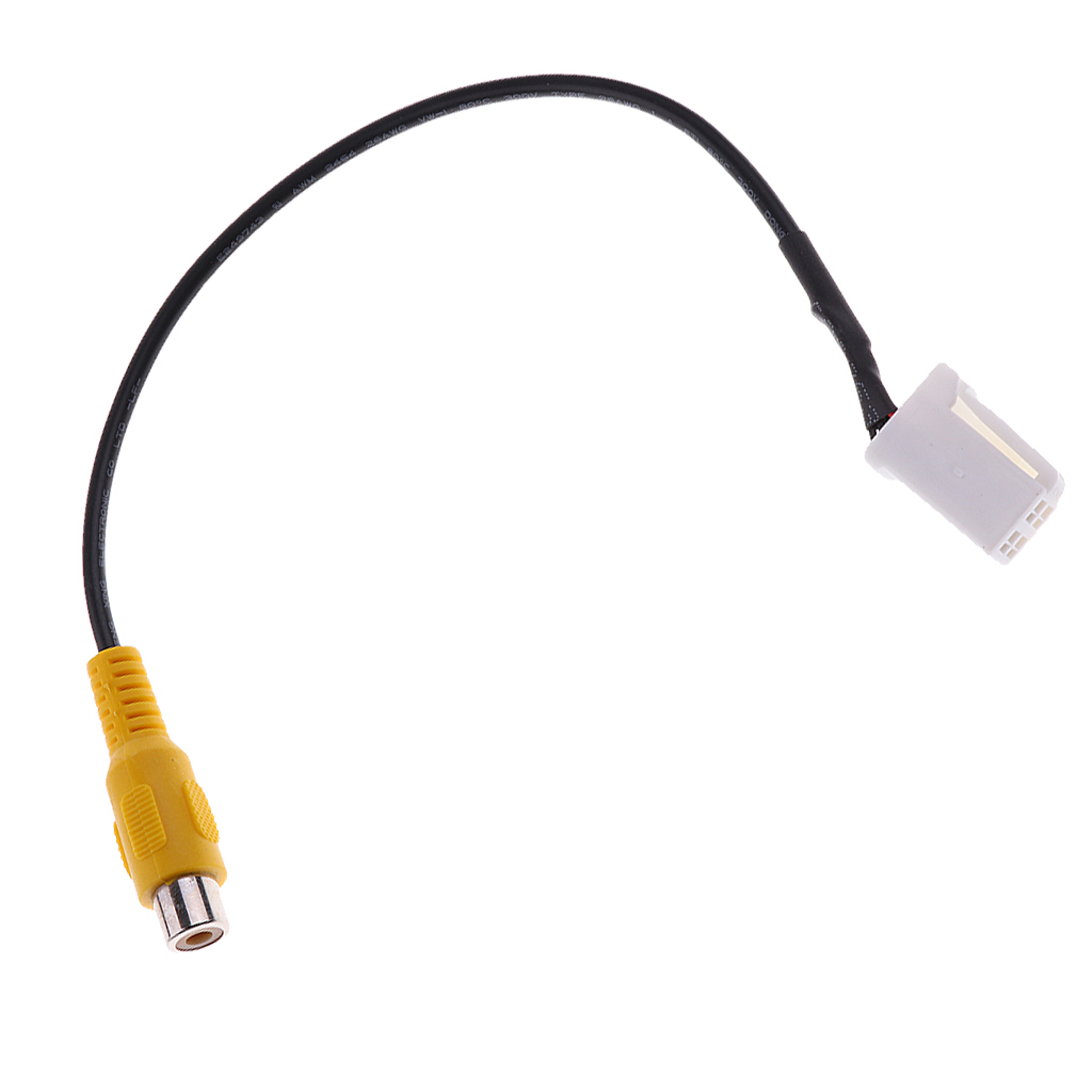 Auto Car Reverse Camera Video Wire Cable Plug Adapter for     