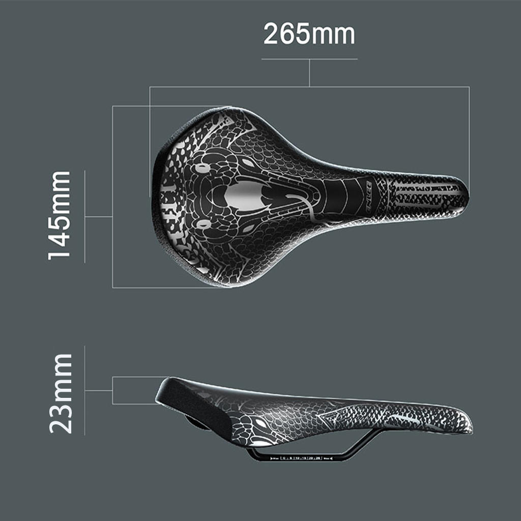 Title 5, Stoßfester Fahrradsattel Fahrradsitz PU-Leder f...