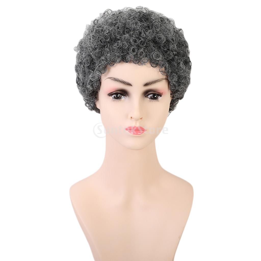African Kinky Curly Heat Resistant Fashion Stylish Punk Cosplay Party Wig