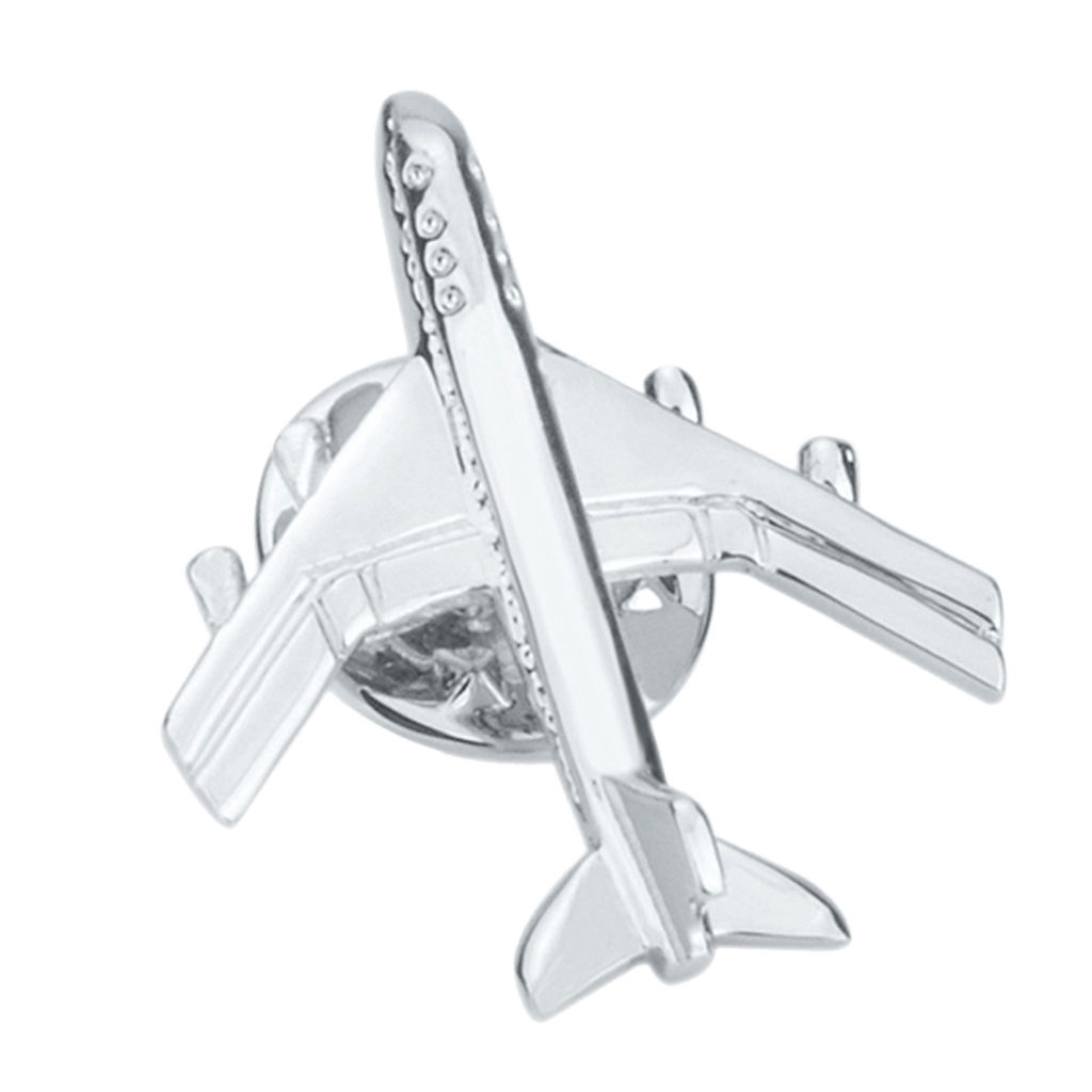 Vintage Men Collar Pins Airplane Shirt Brooch Lapel Pins Novelty Suit Vest Suit
