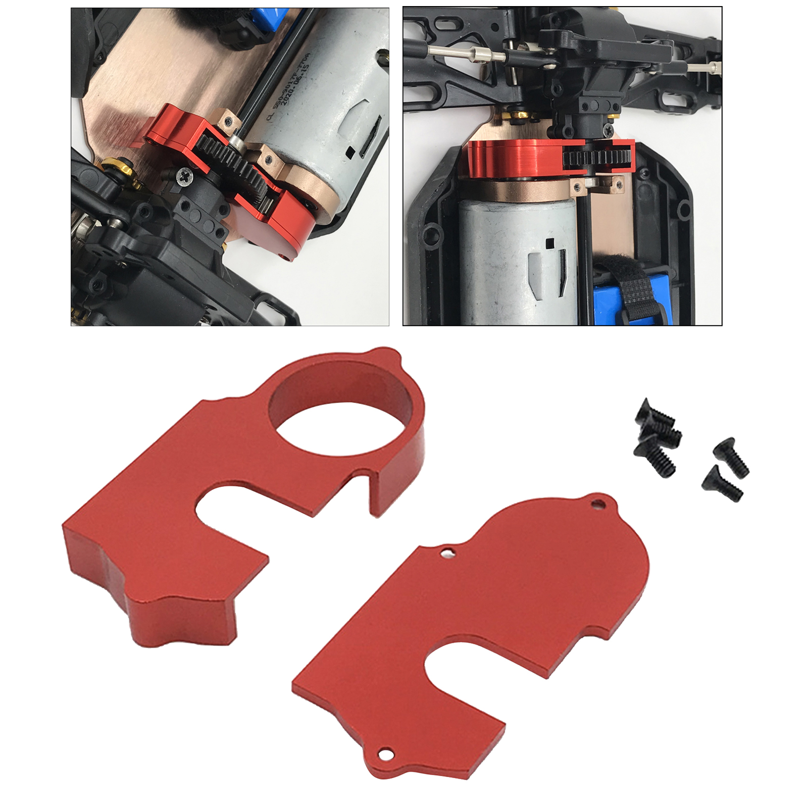 Solid Metal Reduction Gear Upper & Lower Covers for WLtoys 1/14 1/12 RC Cars