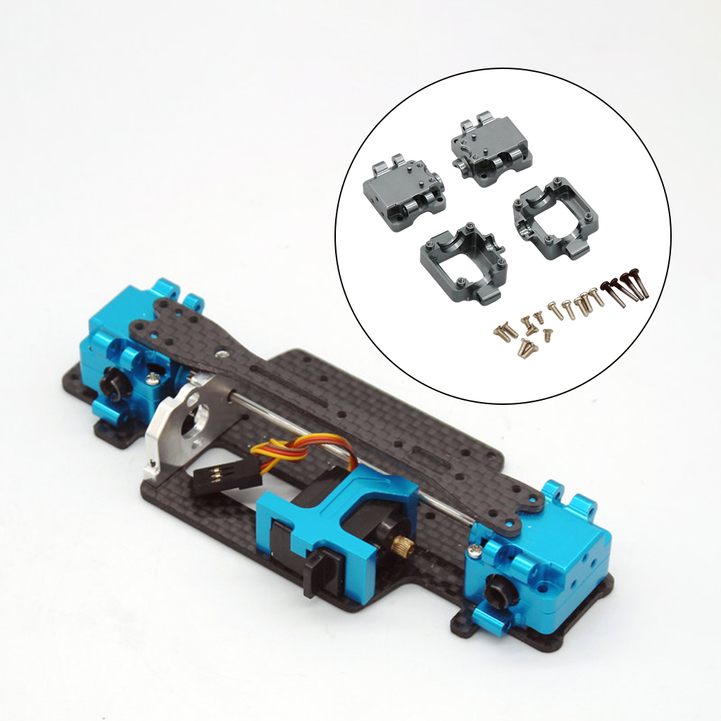 2Pcs RC Gearboxes, Aluminium Alloy Gear Box RC Upgrade Parts Accessory for WLtoys 1/28 K969 K989 P929 Car