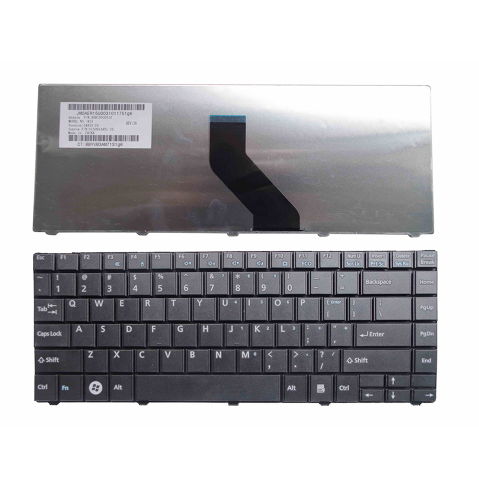 Laptop Keyboard Fits for Fujitsu Lifebook LH531 BH531 LH701 Replace Portable & Compact Tool
