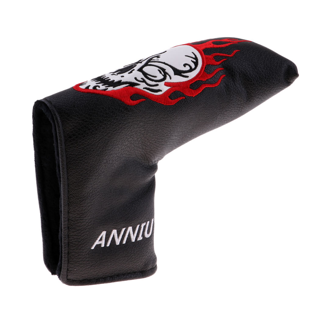 Skull Sticker Golf Putter Club Head Cover Headcover Full Protection for Scotty  