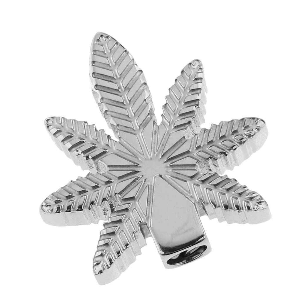 Unique Leaf Shaped Pendant Pet Memorial Keepsake Urn Pendant for Ashes Hair