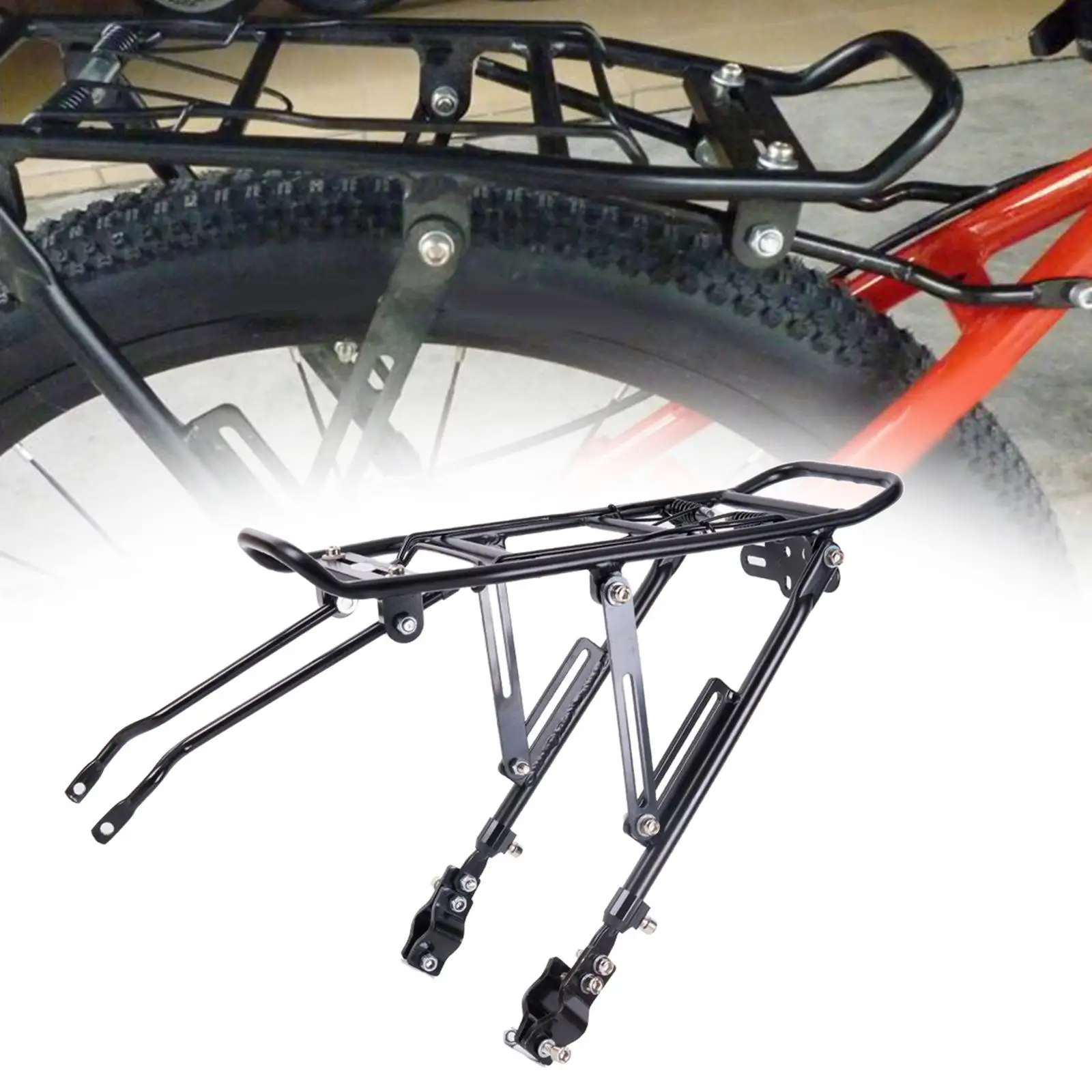 Bicycle Rear Cargo Bike Touring Load Rack Shelf Racks Shelf Tailstock Equipment Suitable For 24