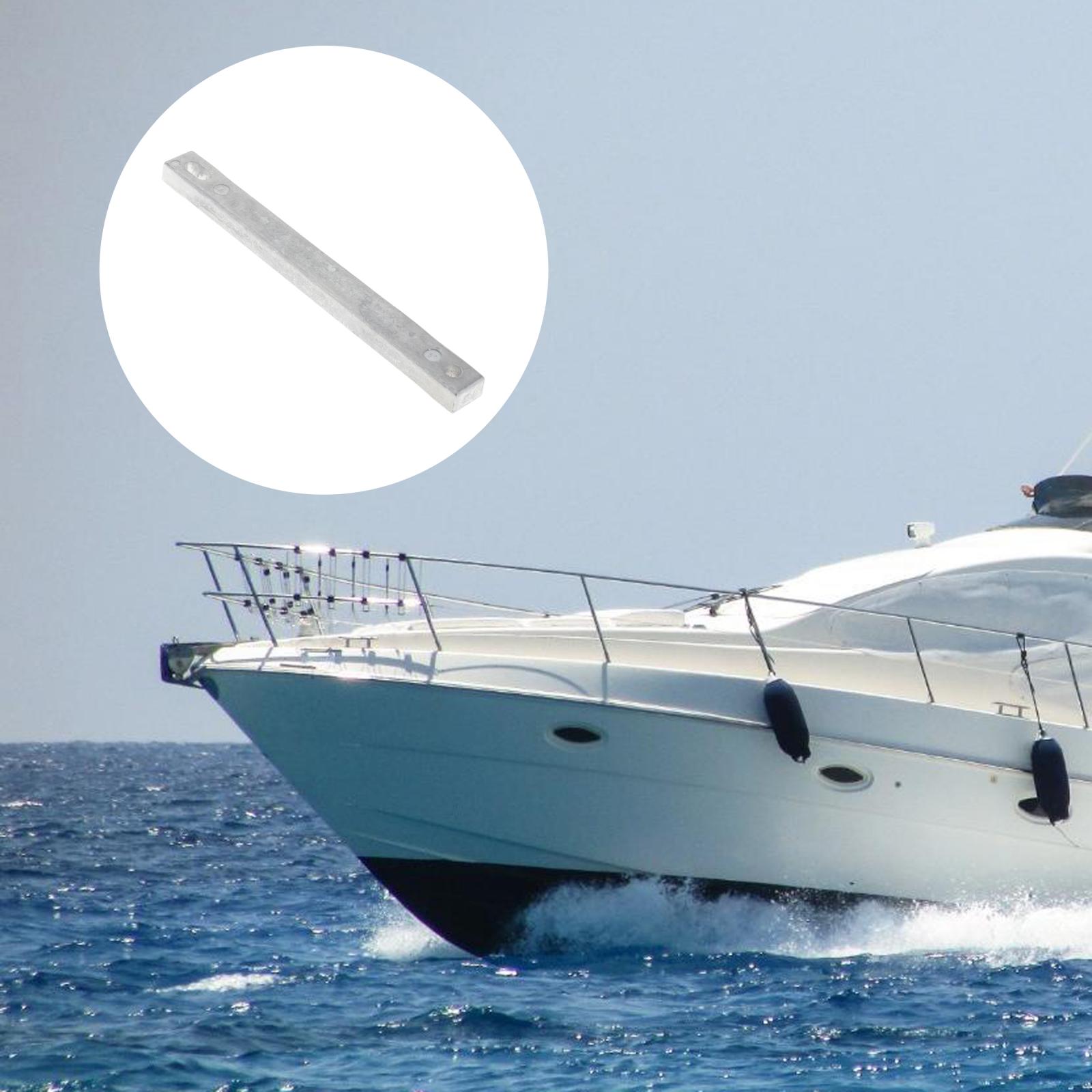 8252711 Anode Power Trim, Bracket Power Trim Zinc Anode for Mercury 25HP 50HP 7-1/2