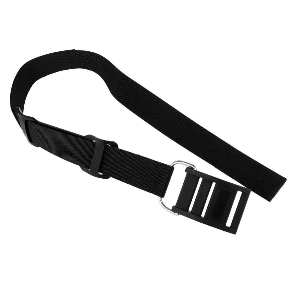 Premium Scuba Diving Diver Cylinder Tank Band Strap Attachment/ Backplate Holder Adapter with Buckle Equipment Water Sports
