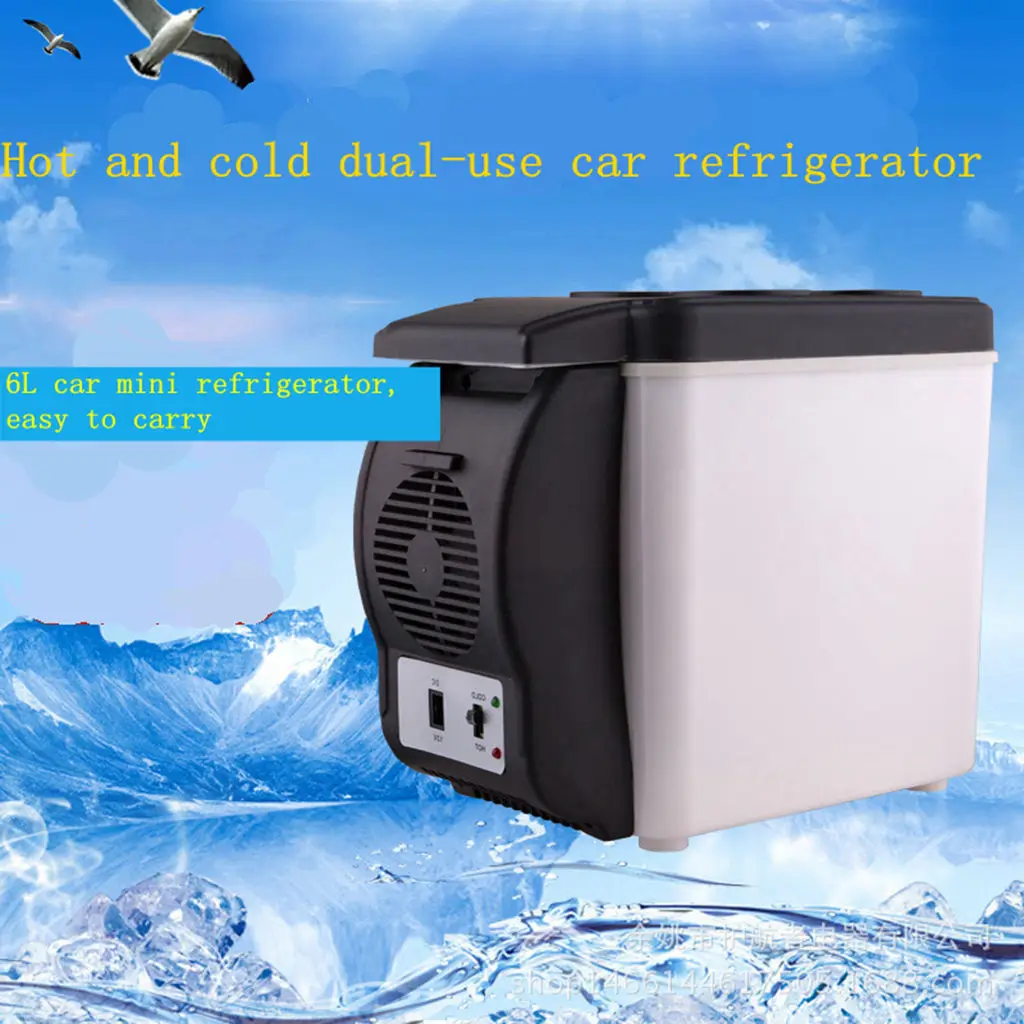 12v mini fridge Mini Fridge 6 Liter/9 Can Portable Thermoelectric Cooler and Warmer for Skincare Breast Milk Food Medications Bedroom Travel camping fridge for sale