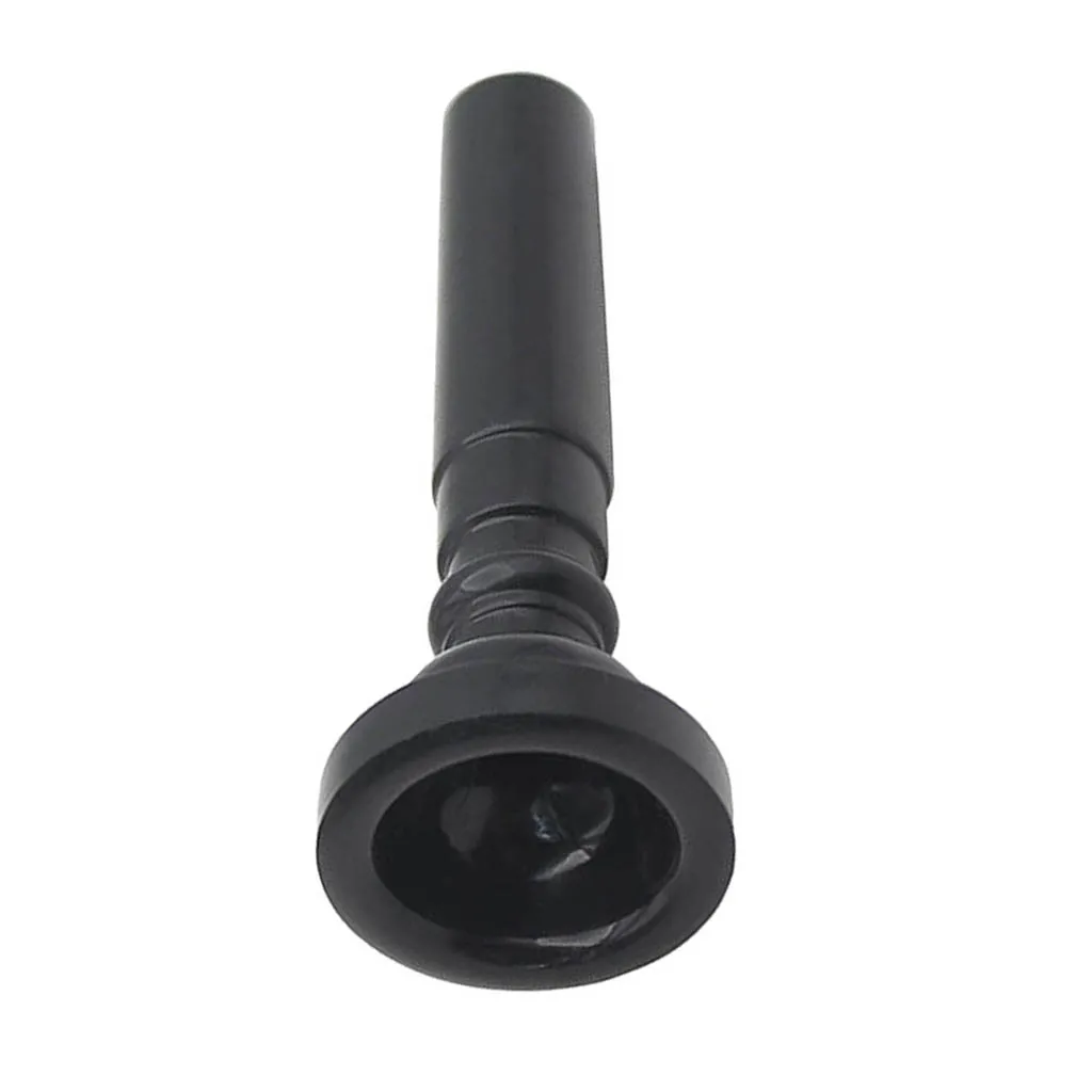 ABS Plastic Trumpet Mouthpiece for Brass Woodwind Instrument Parts Black